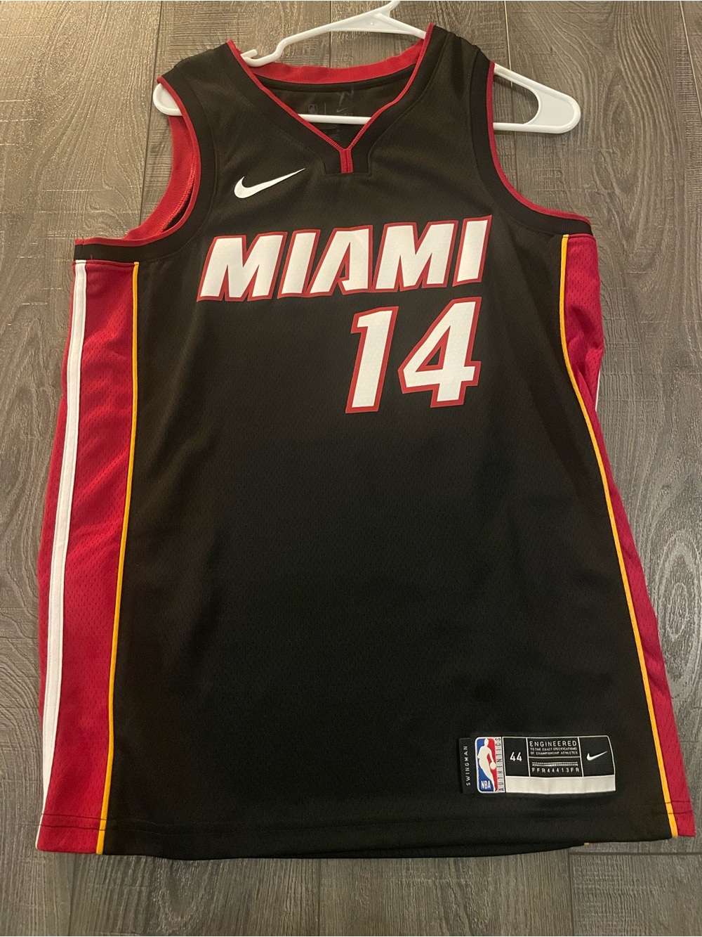 Official Swingman Black Miami Heat #14 Tyler Herro Basketball Jersey Men’s Sz M